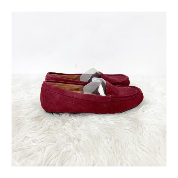 Vionic Red Suede Loafers - Picture 3 of 11